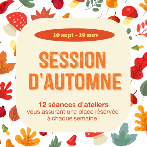 Session d'automne - 5 à 14 ans